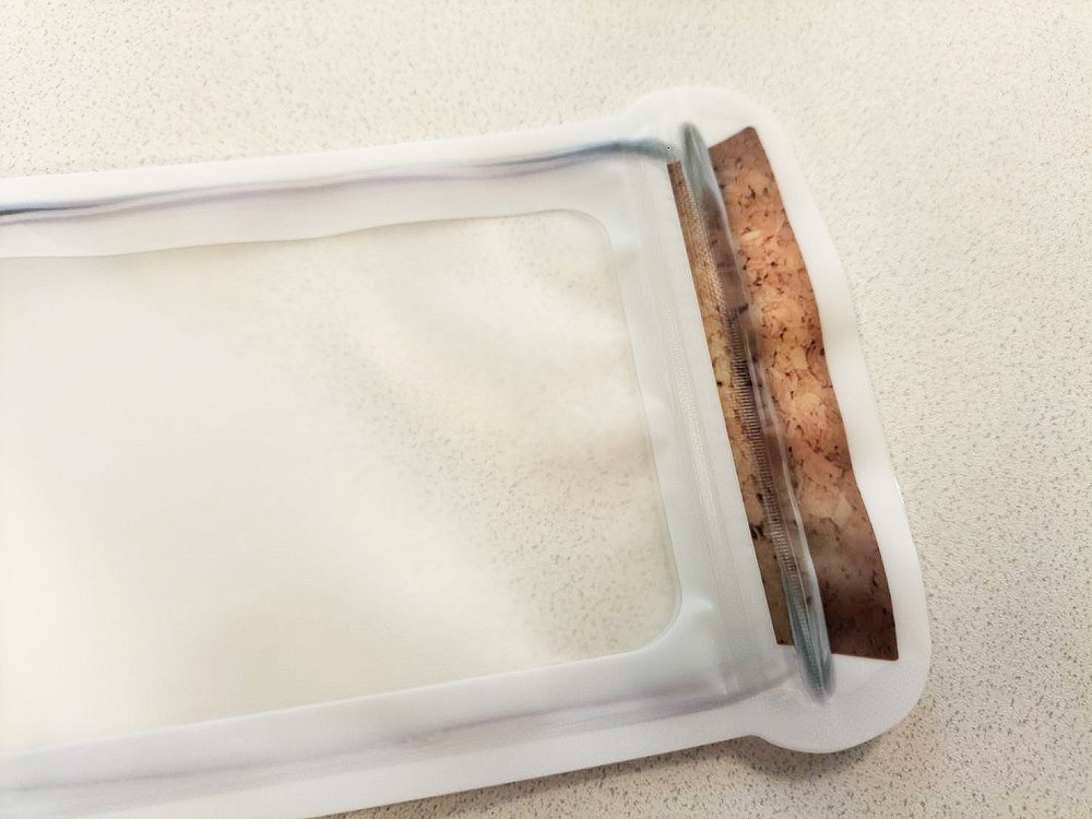 底マチジップバッグ550ml｜パスタ＆乾麺の保管用印刷部分